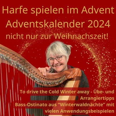 Harfe spielen im Advent - Adventskalender 2024
