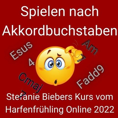 Bedeutung der Akkordbuchstaben, Griff-, Rhythmus- und Zupfmuster, Transponieren, ausführliches Kursmaterial Spielen nach Akkordbuchstaben Kursbild