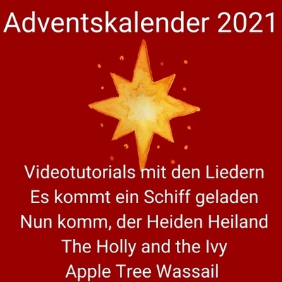 Harfe spielen im Advent - Adventskalender 2021