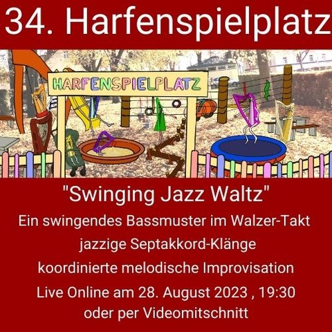 34. Harfenspielplatz Swinging Jazz Waltz Kursbild