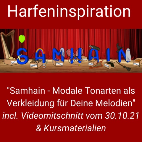 Aufbau, Charakereigenschaften, typische Akkorde, Ostinatomuster, Anwendungsmöglichkeiten Samhain Kursbild