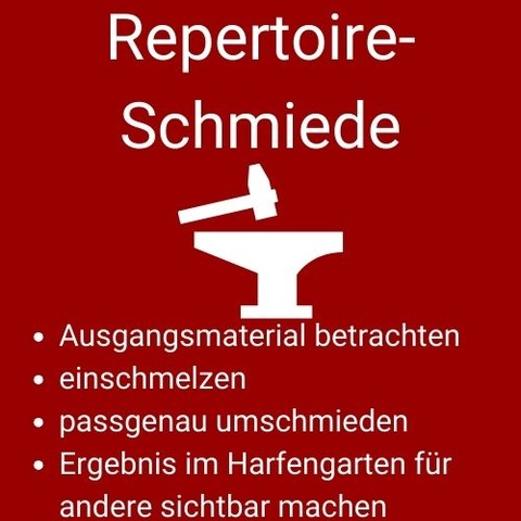 Gesamtübersicht aller Kurse dieser Kategorie Repertoireschmiede Kursbild aktuell