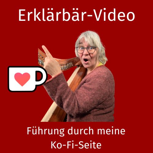 Erklärbär - Führung durch meine Ko-Fi-Seite